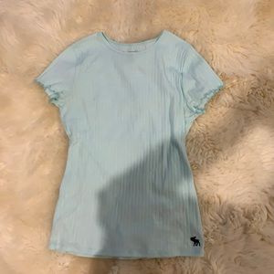 abercrombie kids green tee